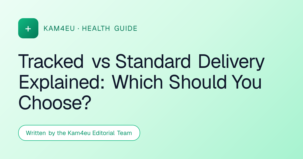 Tracked vs Standard Delivery Explained: Which Should You Choose?