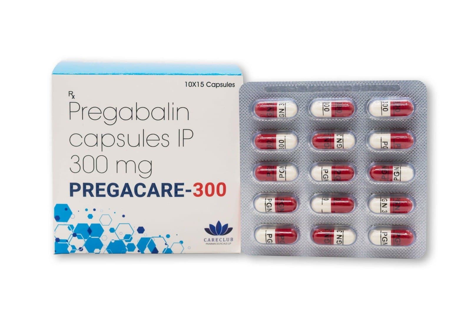 Pregacare 300mg — Pregabalin Capsules