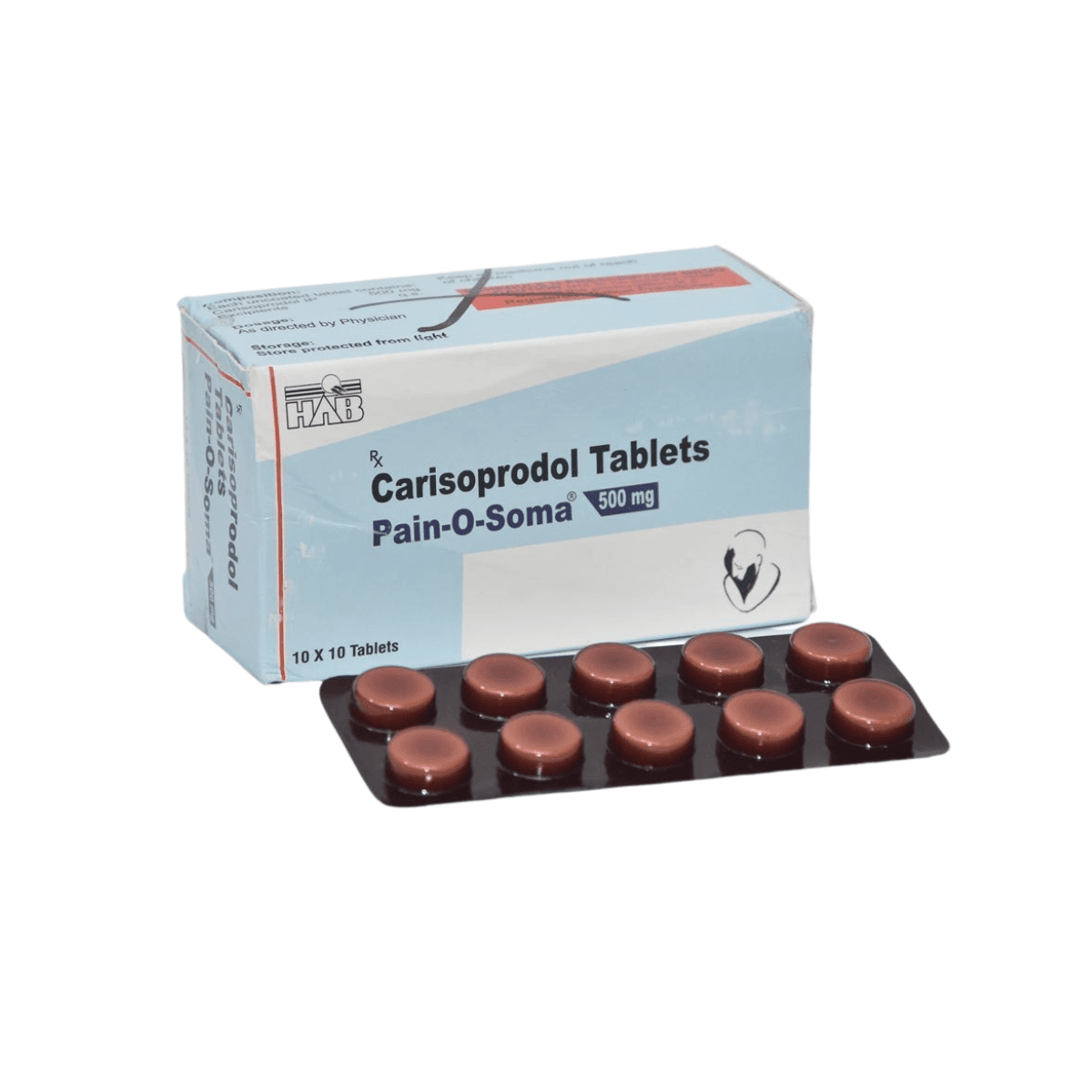 Pain-O-Soma 500mg — Carisoprodol Tablets