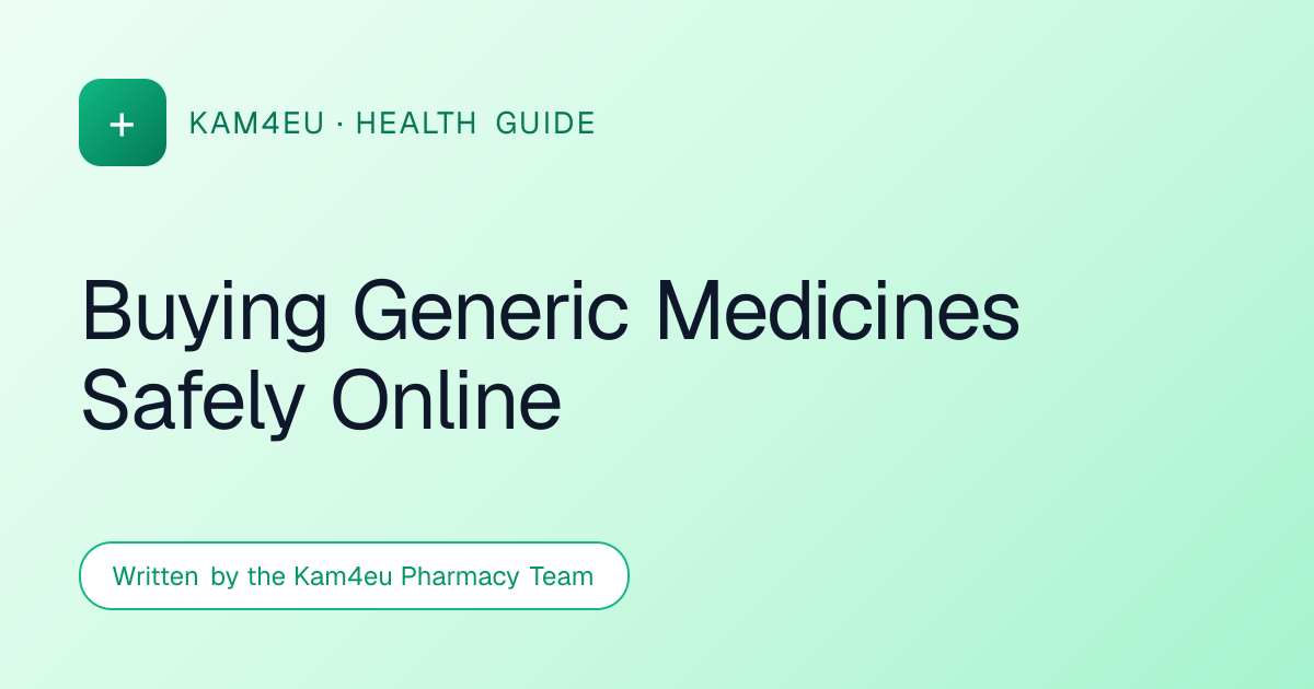 Buying Generic Medicines Safely Online