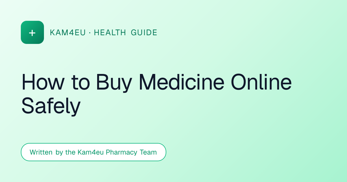 How to Buy Medicine Online Safely