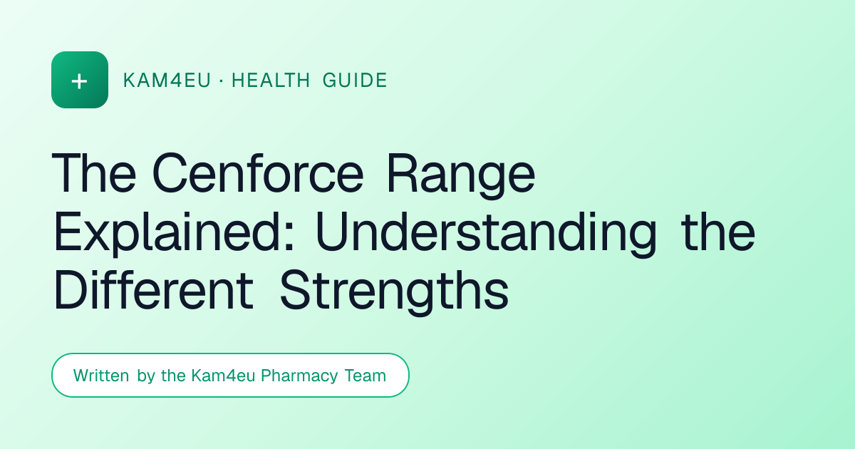 The Cenforce Range Explained: Understanding the Different Strengths