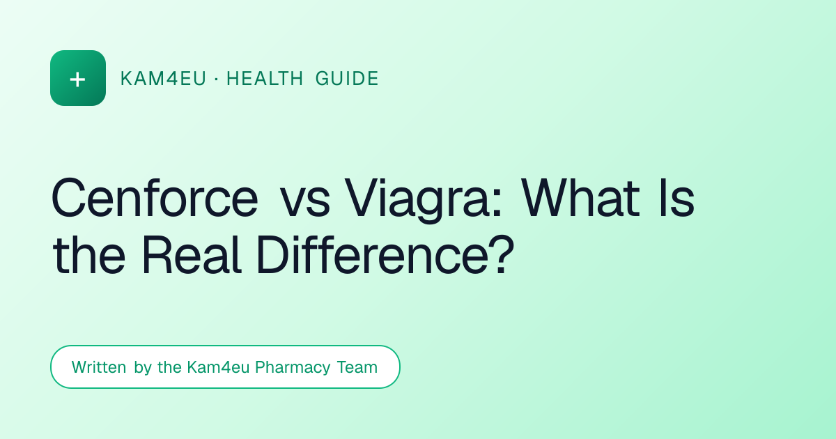 Cenforce vs Viagra: What Is the Real Difference?