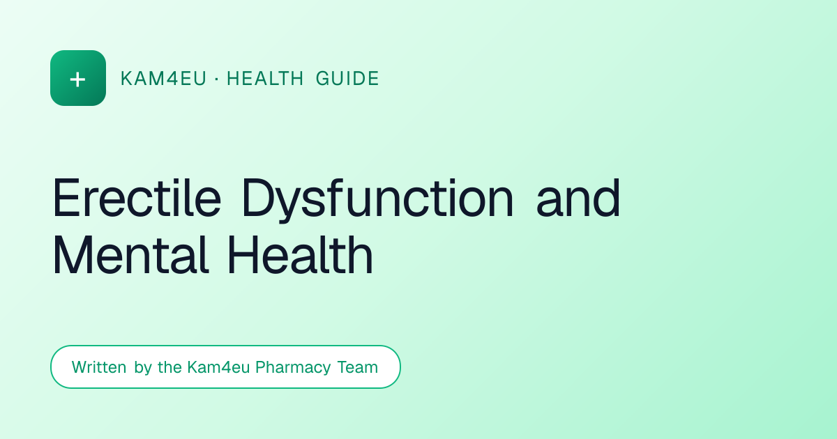 Erectile Dysfunction and Mental Health