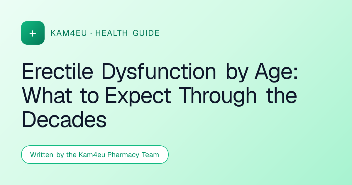 Erectile Dysfunction by Age: What to Expect Through the Decades