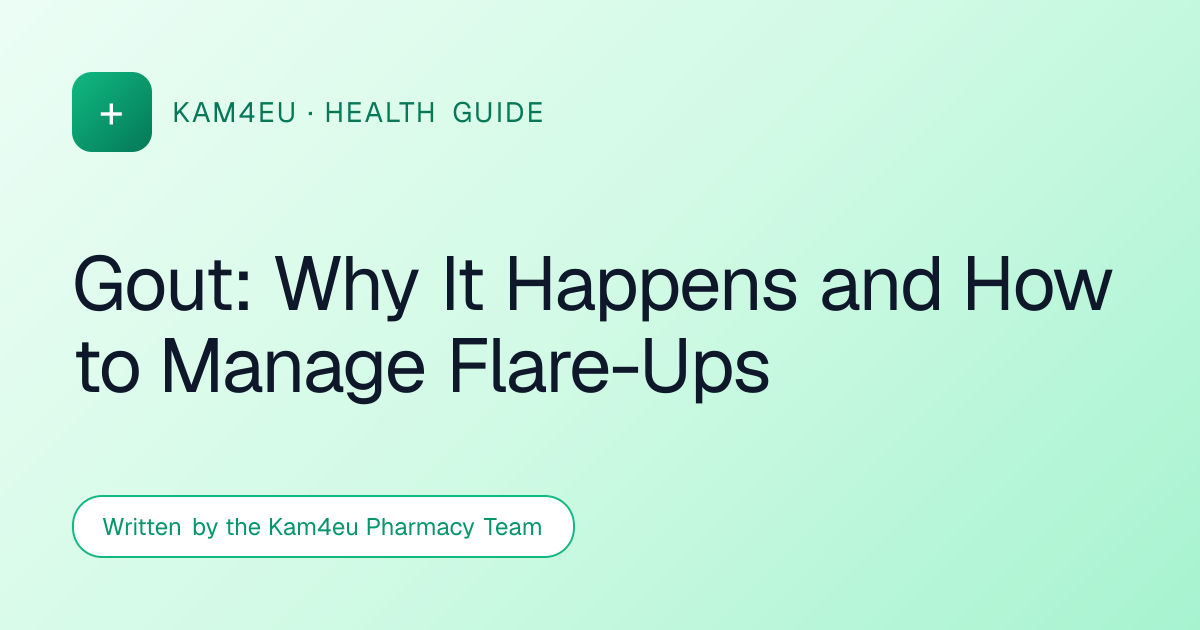Gout: Why It Happens and How to Manage Flare-Ups