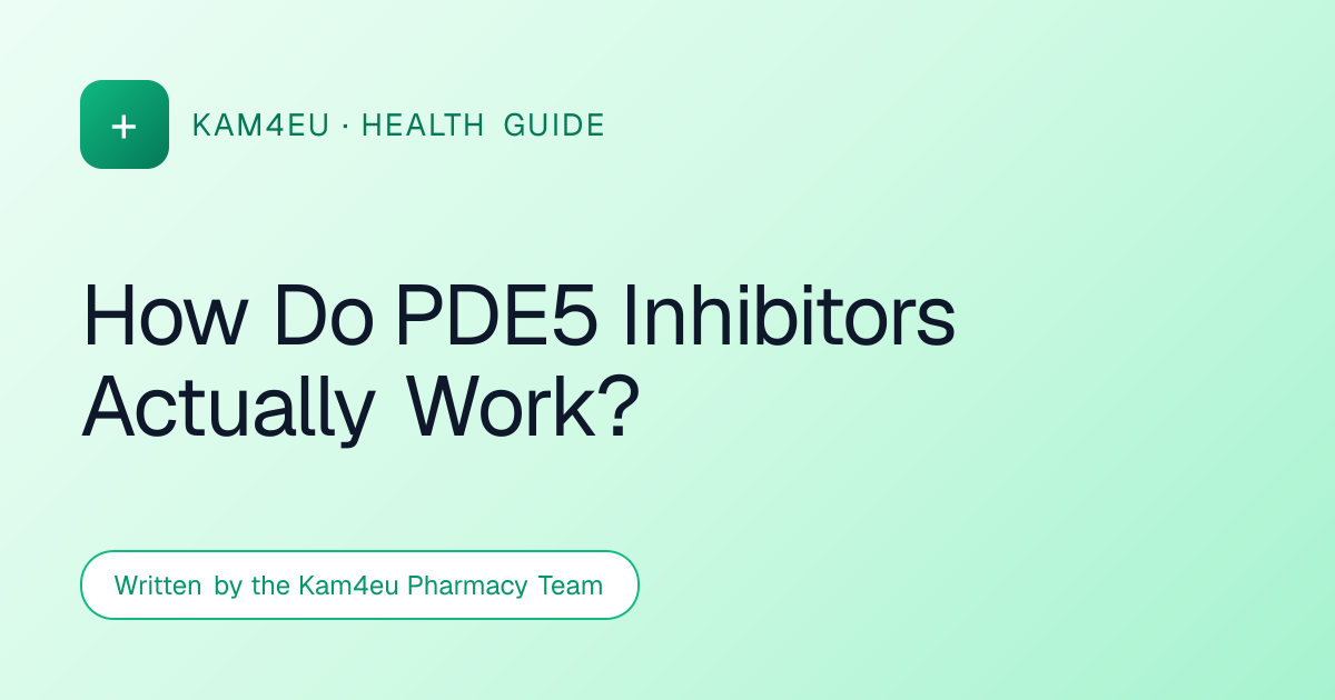 How Do PDE5 Inhibitors Actually Work?
