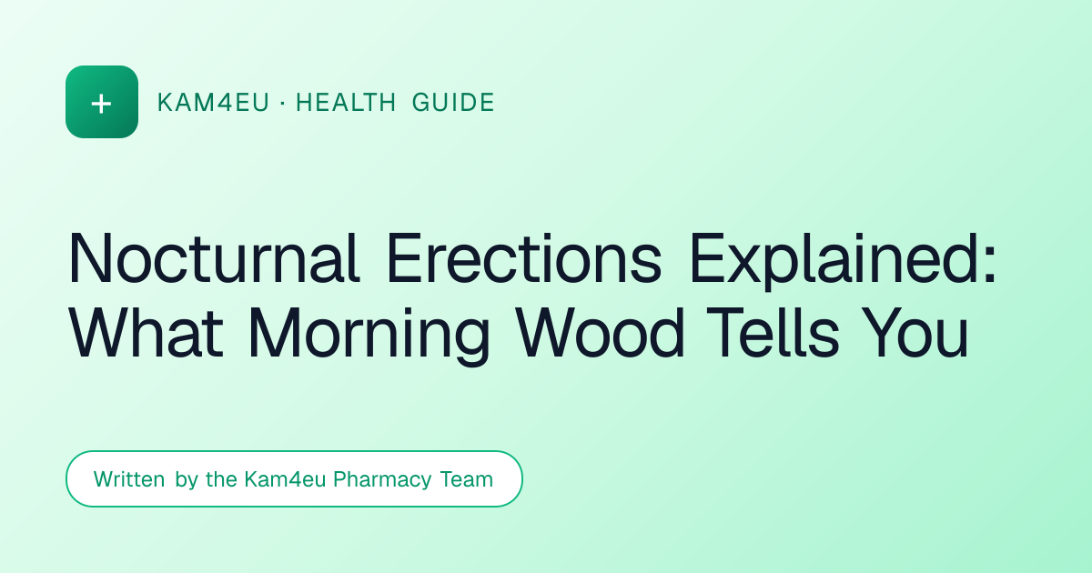 Nocturnal Erections Explained: What Morning Wood Tells You