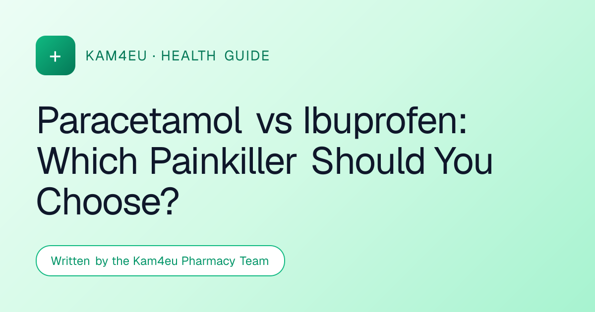 Paracetamol vs Ibuprofen: Which Painkiller Should You Choose?