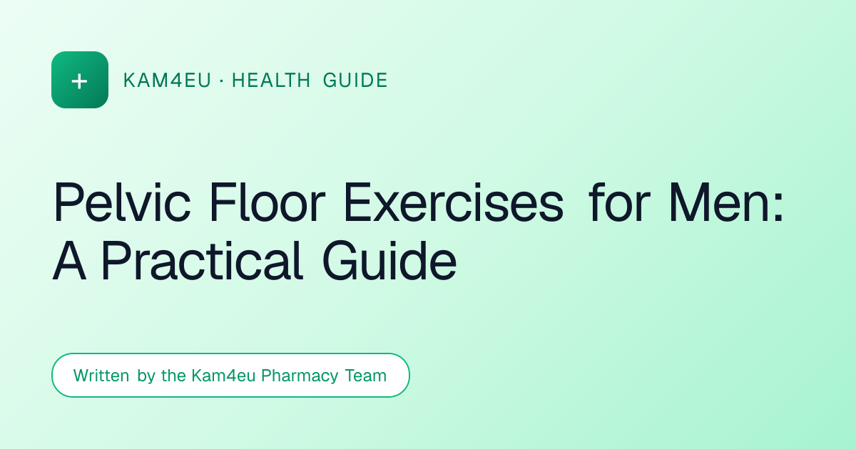 Pelvic Floor Exercises for Men: A Practical Guide