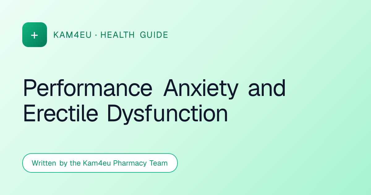 Performance Anxiety and Erectile Dysfunction