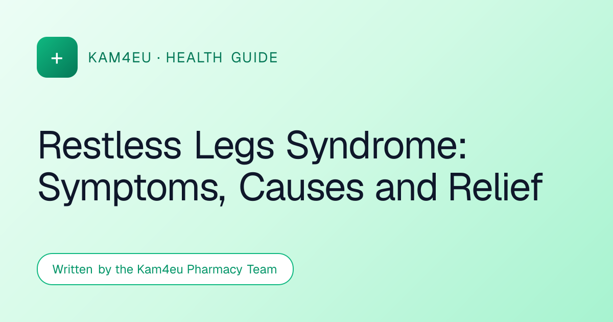 Restless Legs Syndrome: Symptoms, Causes and Relief