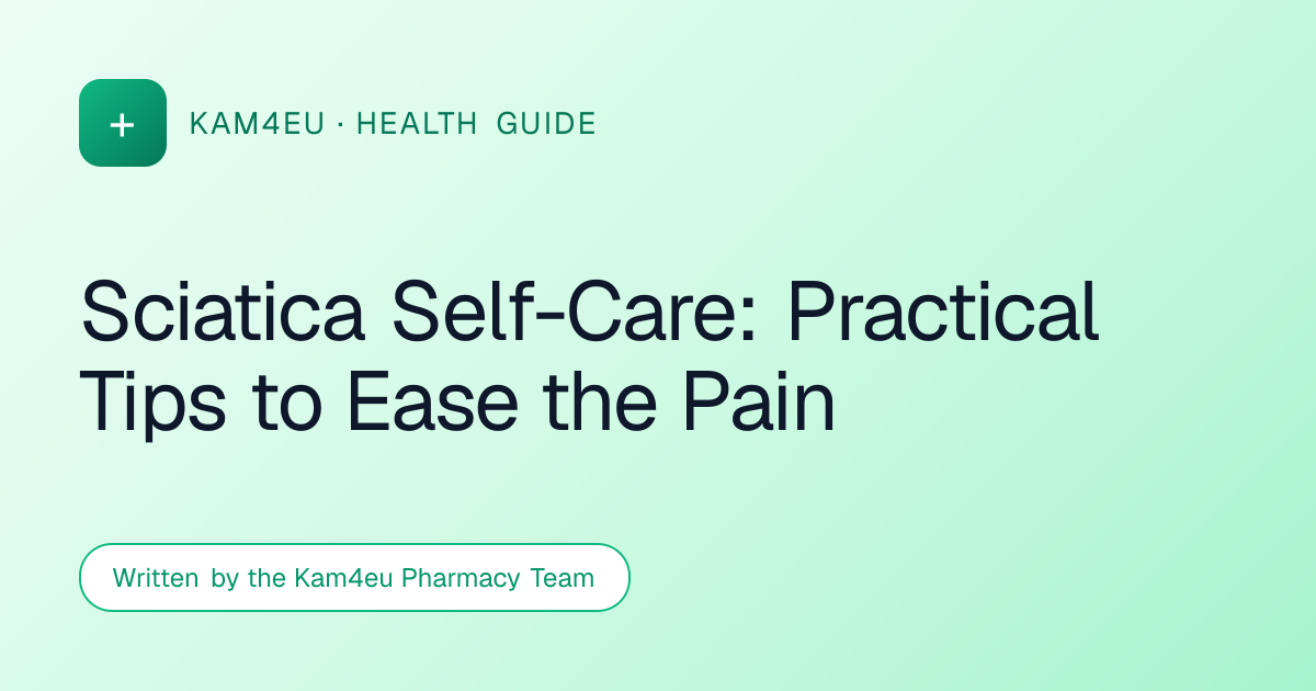 Sciatica Self-Care: Practical Tips to Ease the Pain