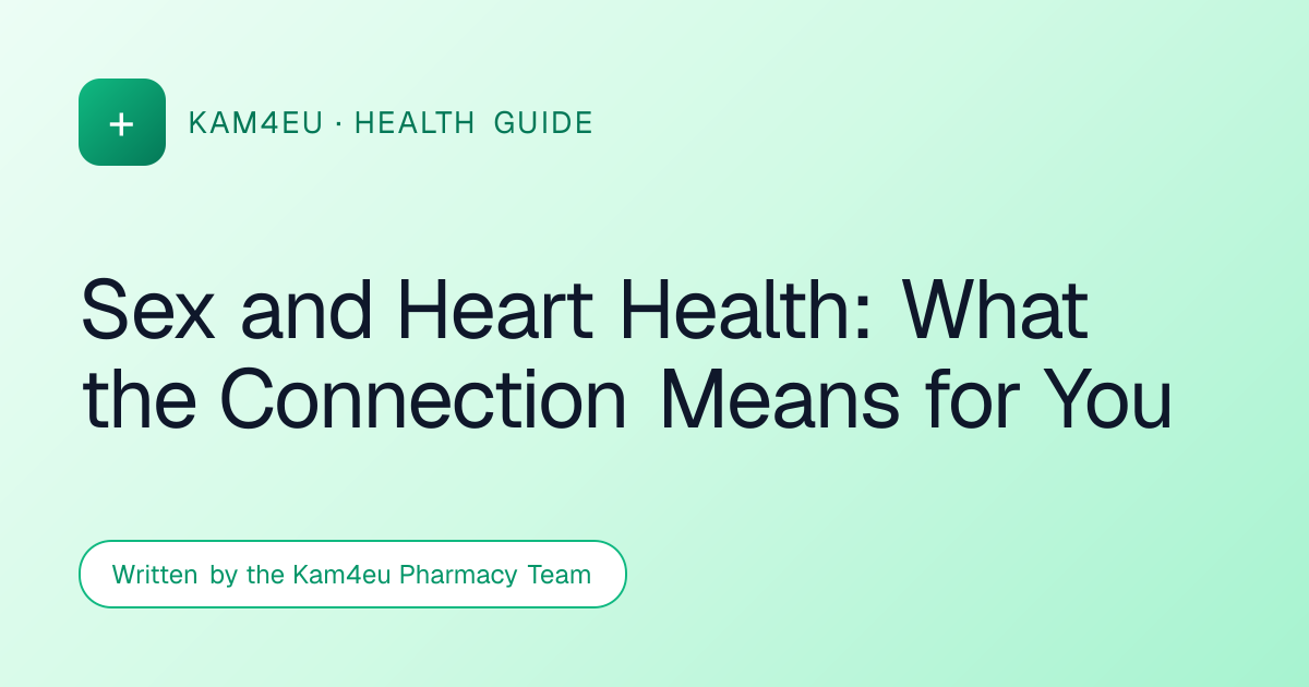 Sex and Heart Health: What the Connection Means for You