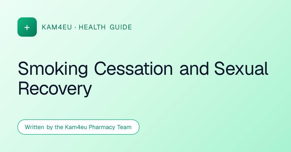 Smoking Cessation and Sexual Recovery