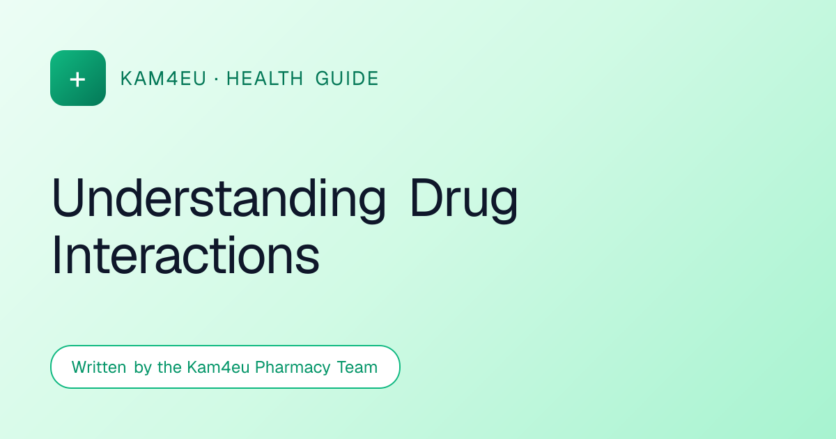 Understanding Drug Interactions