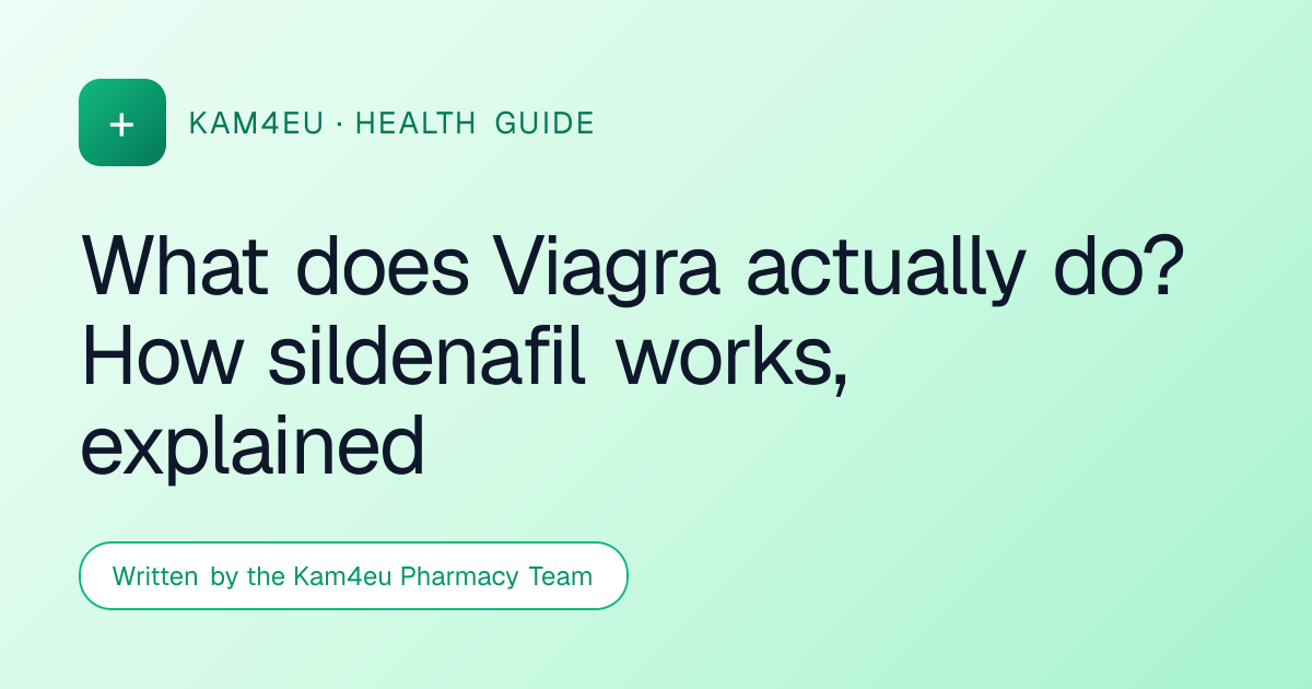 What does Viagra actually do? How sildenafil works, explained