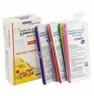 Kamagra Oral Jelly 100mg sachets β assorted flavours, no water needed